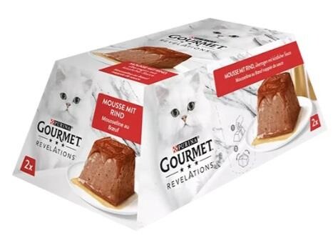 Gourmet Gold Revelations Sığır Etli Ezme Yetişkin Kedi Konservesi 2 X 57 GR | SRC: Barcode: 7613287067067